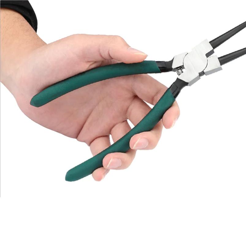 4-Piece Retaining Ring Pliers Set, Retaining Ring And Spring Removal Tools, Inner And Outer Retaining Ring Bending Pliers.