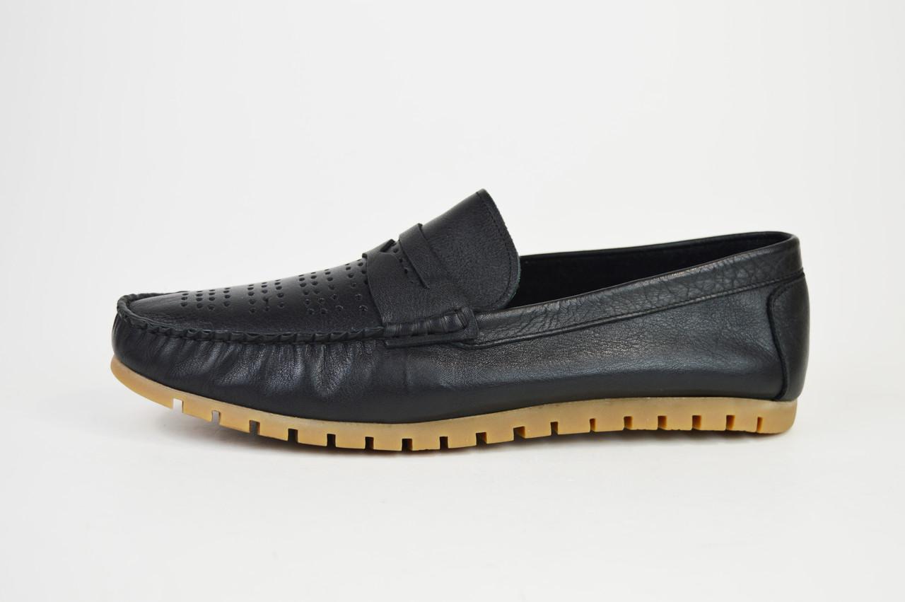 

Мокасини Dosso&Dossi 014 40 Чорна шкіра 45 чорний