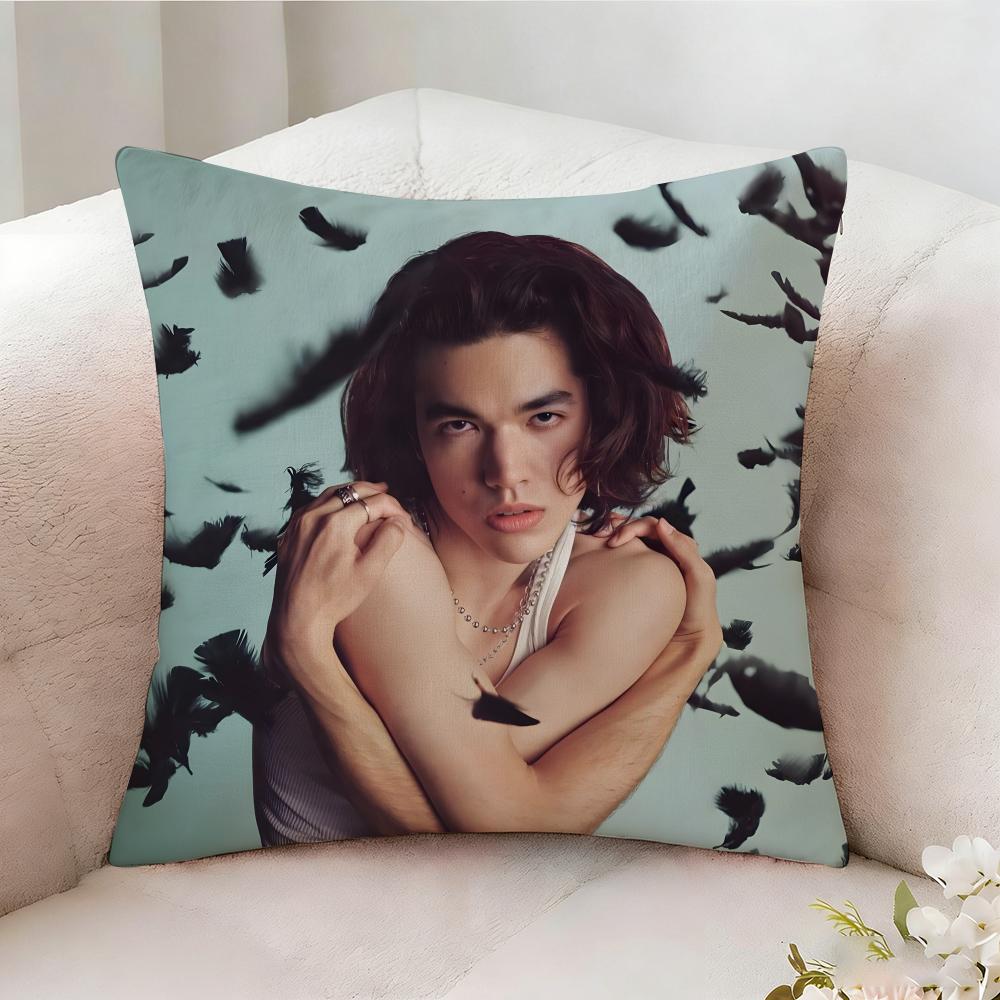 C-conan G-Gray Singer Pillow Case Pillowcase, Double-sided Printed, Sofa Cushion, Bedroom Headboard Pillow