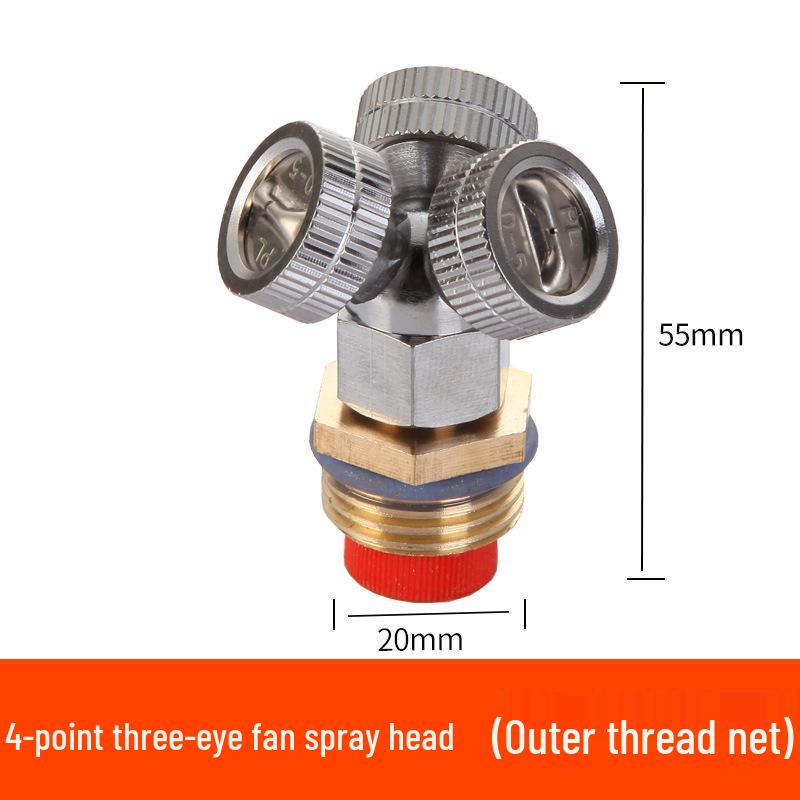 All-Copper Atomizing Nozzle for Dust Control and Cooling in Construction Sites and Agriculture