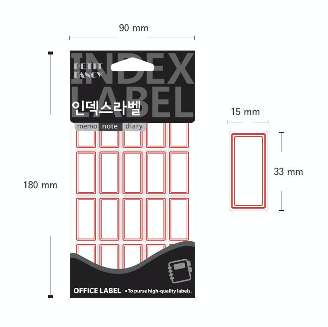 Petit Fancy Etikettenaufkleber (je 10 Stück) Indexetiketten / Kategorieetiketten / Büroetiketten / Anhängeraufkleber / Markierungswerkzeuge / Anhänger für Index - 48 Optionen