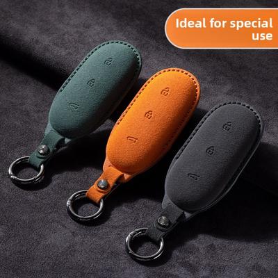 Husa Premium din Piele de Cămilă pentru Cheia Mașinii Li Auto L9 MAX L8 L7 Ideal ONE Carcasă Accesorii Cheie