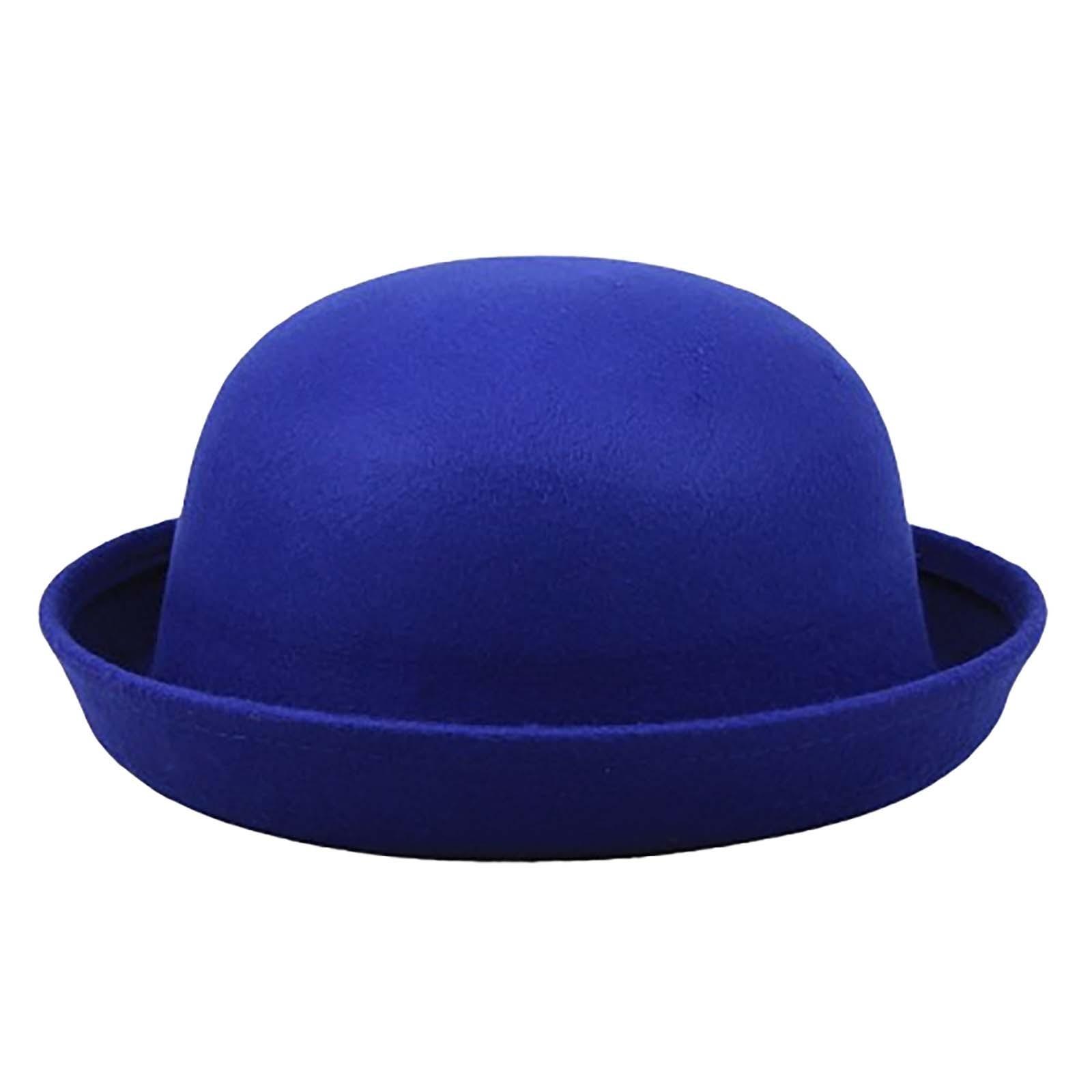 

Універсальний круглий циліндр, капелюх зі штучним кашеміром, вовняний маленький круглий капелюх, капелюх із фланцями, чоловічі та жіночі та зимові модні капелюхи One Size