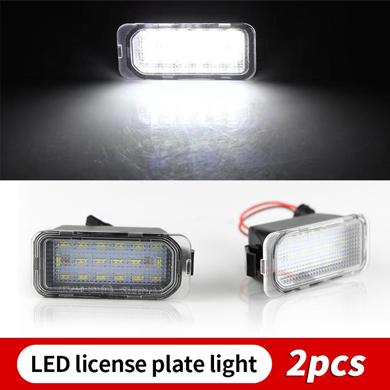 2 шт. Светодиодная подсветка номера CANbus Для Ford MONDEO MK4 MK5 Ranger C-Max S-MAX B-Max Escape Kuga MK1 MK2 Focus MK2 DC12V
