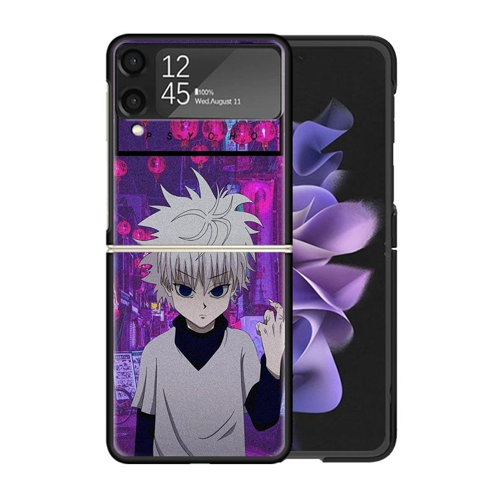 Hunter X Anime Clear Phone Case For Samsung Z Flip 7 6 5 4 3 Galaxy ZFlip7 ZFlip6 ZFlip5 ZFlip4 ZFlip3 5G Print Cover Z Flip 7 6
