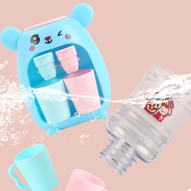 9x18.5cm/3.54x7.28in Girls Water Dispenser Children Lifelike Kitchen Appliance Educational Set Toys for 3-8 Year Old