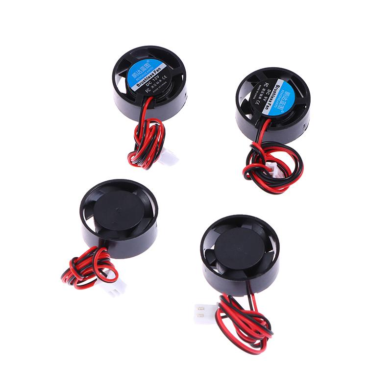 Mini 2510 25*10Mm Dc 5V 9V 12V 24V Kulatý 2-Pin Chladič Bezkomutátorový Chladič Čipové Sady Tichý Mini Notebook Mikro Chladicí Ventilátor