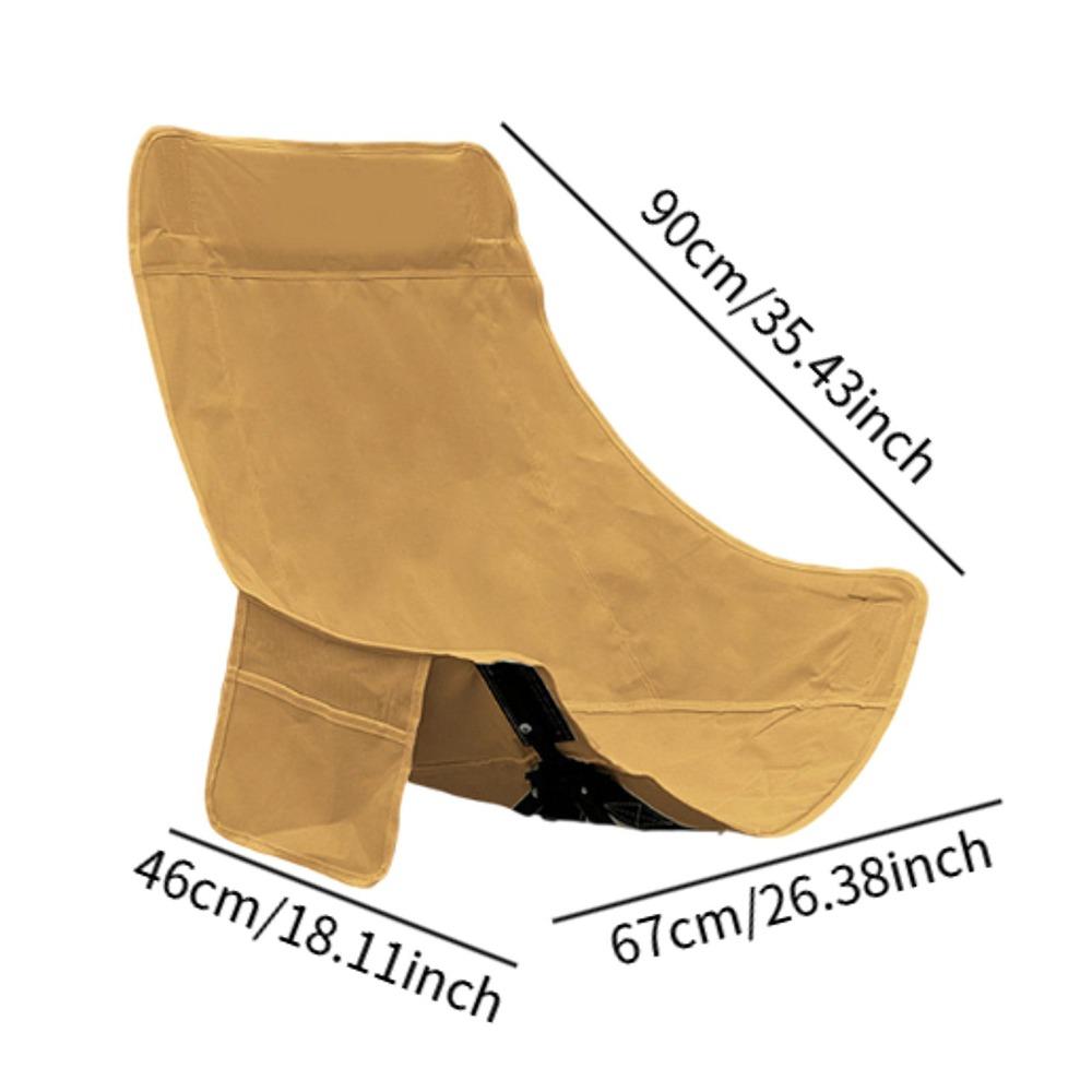 Breathable Moon Chair Replacement Fabric Thickened Seat Cover  for Outdoor Fishing Backyard