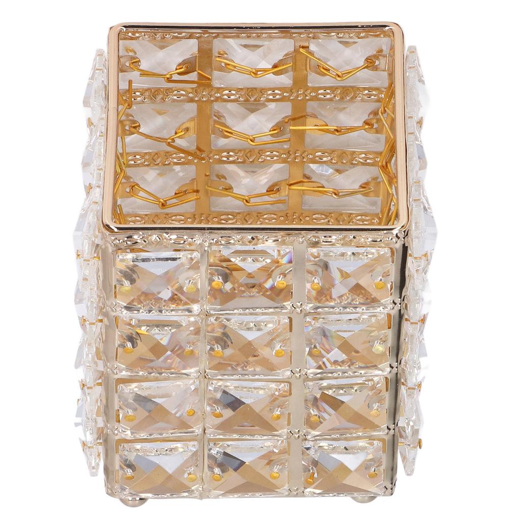 Makeup Brush Holder European Style Make Up Storage Cup for Bathroom Home Bedroom OfficeGold