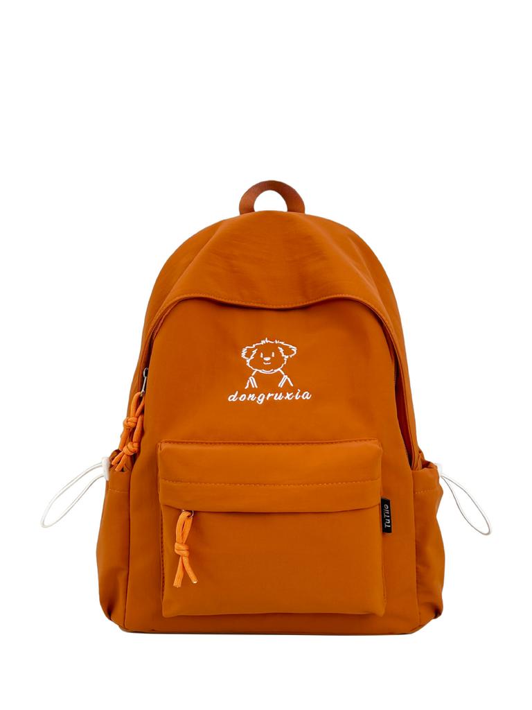 Schoolbag Japanese Ins Cute Cartoon Puppy Backpack Simple Versatile High School Student Campus Backpack Class School Bag Female
