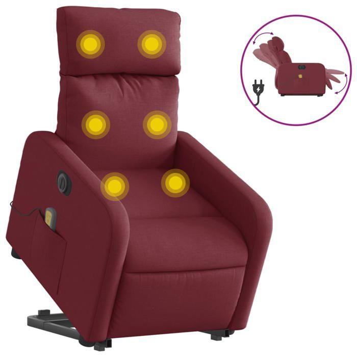 VidaXL Electric Massage Recliner, Relaxation Chair with Adjustable Backrest and Footrest, Salon Seat 3206729