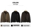 Men's Plus Size 2025 Winter Loose Fit Warm Down Business Casual Coat