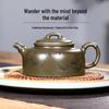 Handmade Yixing Zisha Teapot - Engraved and Painted High-end Tea Set
