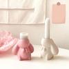 Flexible Reusable Handmade Mold Rabbit Shape Candle Holder Moulds Silicone Texture Suitable for Decorations and Present