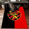Sport Club Football Crest Printed Office Carpet Chair Cushion  Entryway Rug, Rugs for Living Room, Bedroom Christmas gifts