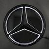 C200 E300 2026 Gorący Chrom Srebrny Błyszczący Czarny Gwiazda Przednia Osłona Chłodnicy Dekoracyjna Odznaka Emblemat w Stylu OE Chrom Srebrny Dla Mercedes Benz