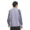 adidas Langarm Schriftzug Pack Locker geschnitten Single Jersey Langarm KWX96 Silberviolett T-Shirt T-Shirt Herren (JG8589) J/2XL