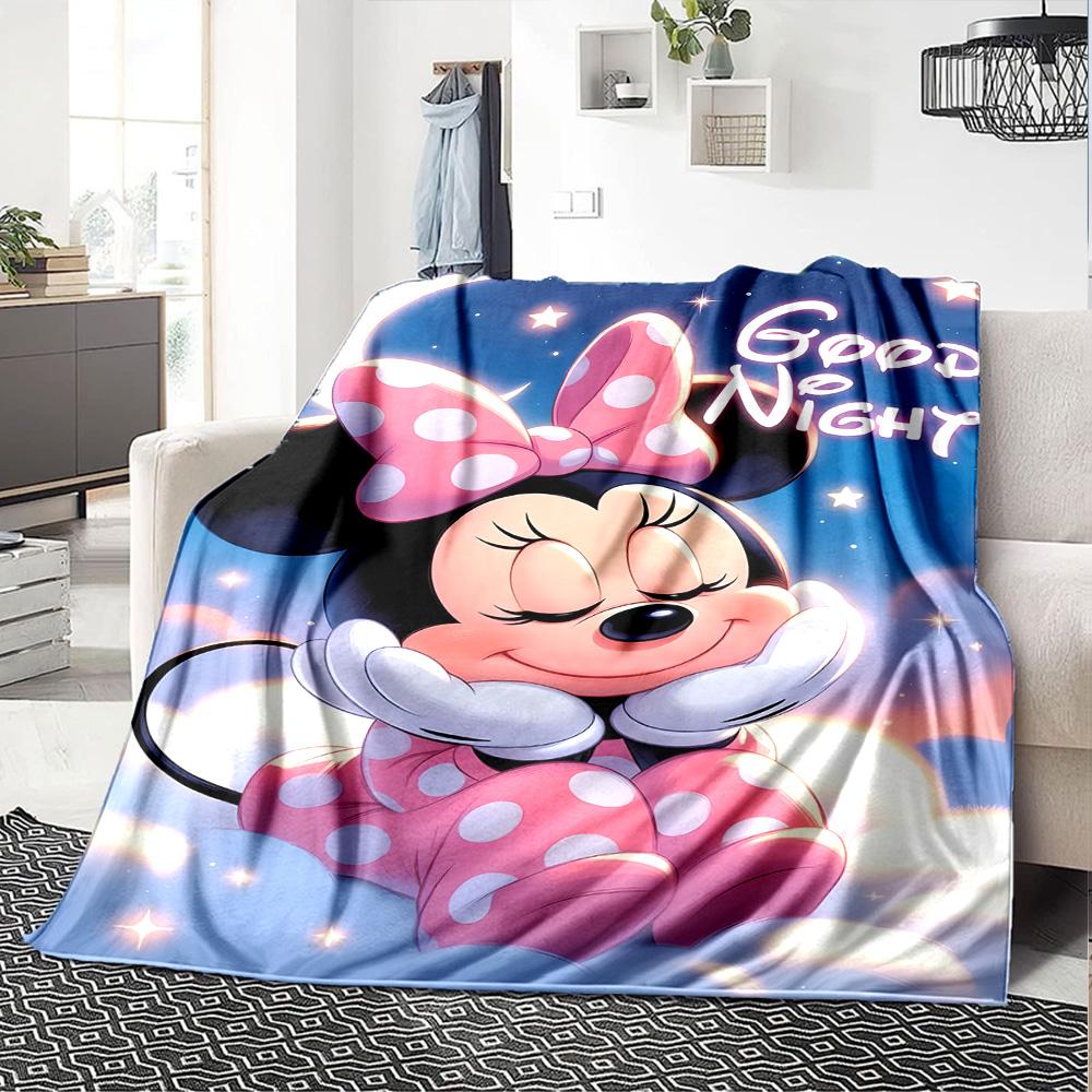 1pc M-Mouse Blanket, Gift, for Men and Women, Soft Blanket, Good for Sofa Bed Couch Travel, Lightweight Flannel Blanket