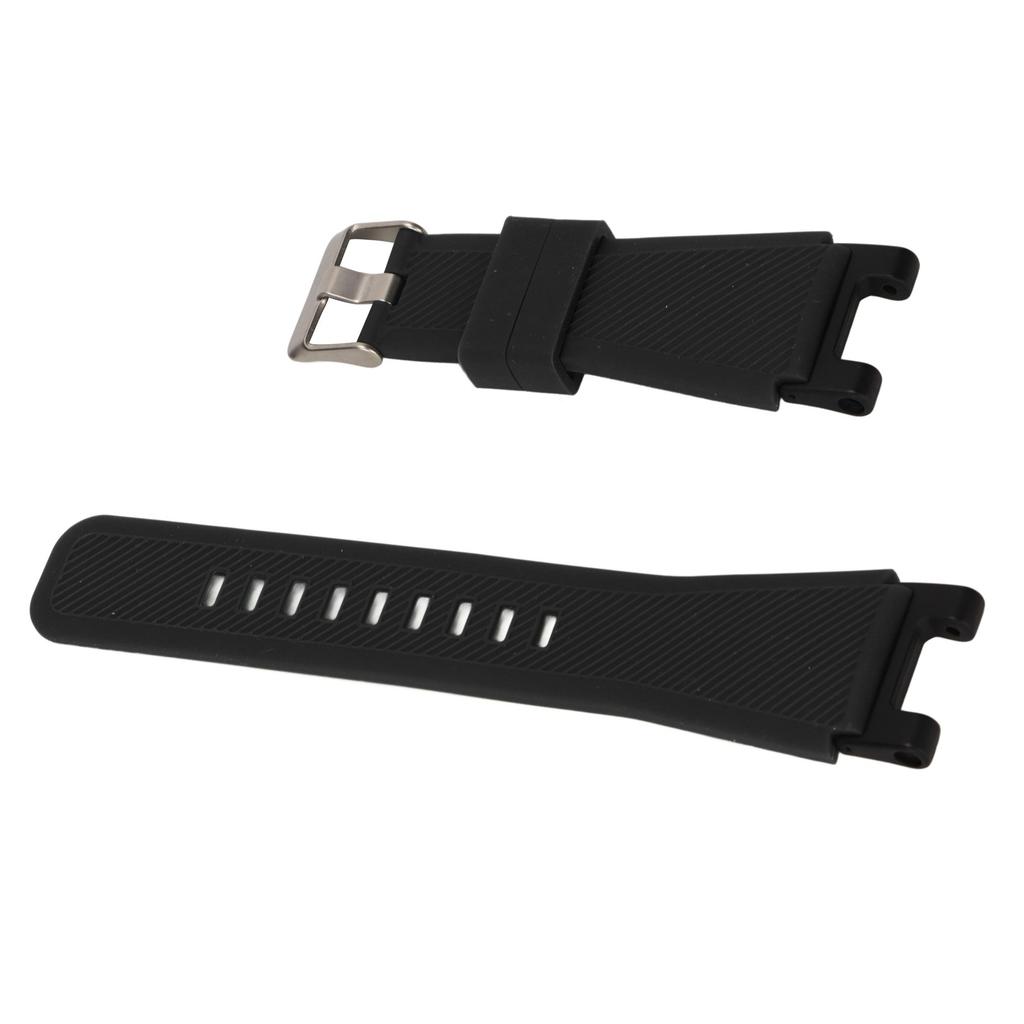 Silicone Soft Bracelet Belt Sport Watch Band Strap for Pro Smartwatch(Black )
