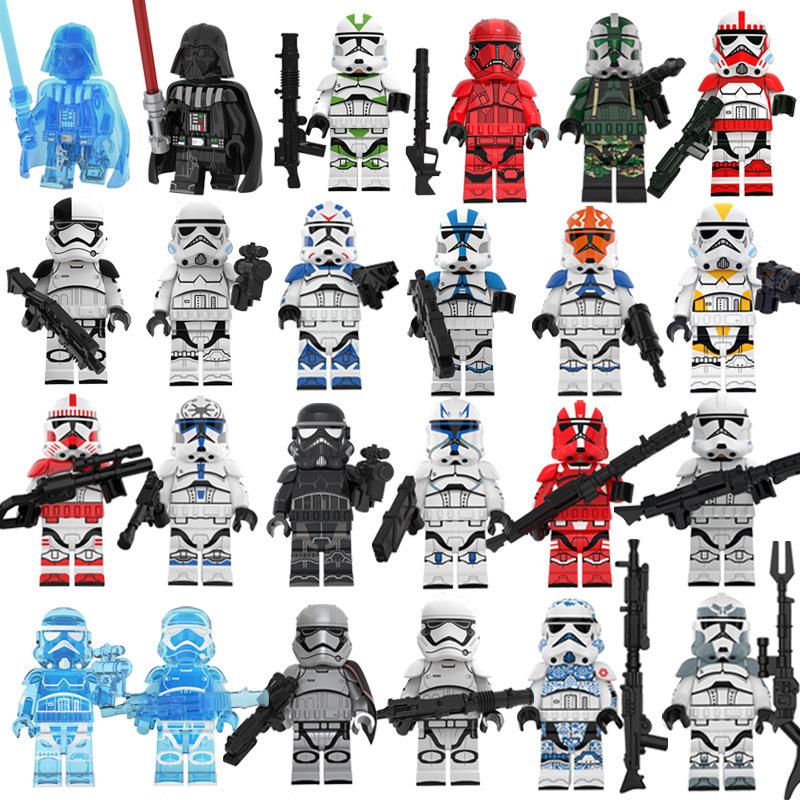 Star Movie Krieger Baustein Minifiguren Kleine Partikel Montage Figuren Kampf Spielzeug 24 Stile
