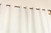Arie Cafe Curtain, White, 100cm Wide x 110cm Long, Made in Japan, UV Protection, Insulation, Privacy Protection, Free Cut, Galette