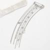 Tassel Linked Star Brooch Metal Craft Chain Pendant Chain Pendant Tassel Pin  Daily Outfit