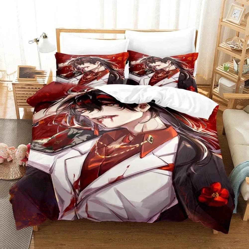 3D Printed Vox Akuma Bedding Set Boys Girls Twin Queen Size Duvet Cover Pillowcase Bed Kids Adult FashionHome Textile