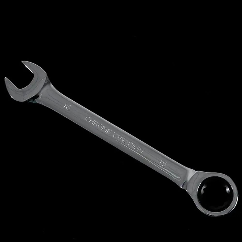 1Pcs 8-17mm Ratcheting Socket Spanner Metric Nut Hand Tool Durable Ratchet Wrench
