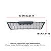 Auto Frontstoßstange Kühlergrill Unterer Grill Mitte Kühlergrill für Seat Leon 1P1 2009 - 2012 1P0853667C