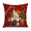 Cartoon Santa Claus Pillow Case Snowman New Year Holiday Cushion Sofa Pillow Case Premium Durable Quality Useful
