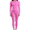 Hohe Taille Schlanke Passform Po-Hebend Yoga und Laufen Zweiteiliges Set
