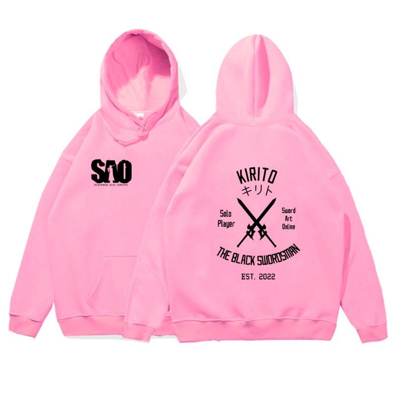 Japanese Animation Sword Art Online New Men's Hoodie Sweatshirt Men Womnen Fashion Design Pullover Men's Fleece Hoodies