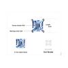 JewelryPalace Square Genuine Blue Topaz Amethyst Citrine Garnet Created Sapphire Ruby Emerald 925 Sterling Silver Stud Earrings