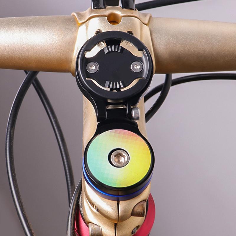 Bicycle Computer Stem Mount Holder Aluminum Alloy Stopwatch Speedometer Support Stand Adjustable Lightweight for Polar