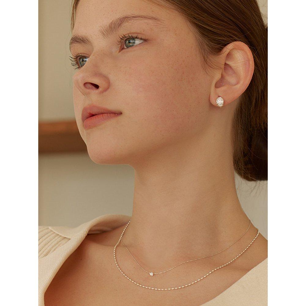 Clear Shiny Chain Necklace