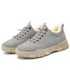 Fashion Winter Men Boots Outdoor Platform Snow Boots Plush Shoes Men Ankle Boots Warm Fashion PU Leather Cotton Winter Shoes Non-slip