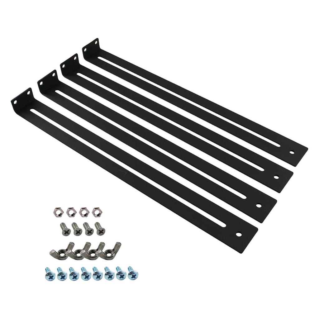 4Pcs Furniture Reinforcement Hardware Drawer Repair Kits Furniture Repair Accessory Bracket Middle Mount Enduring