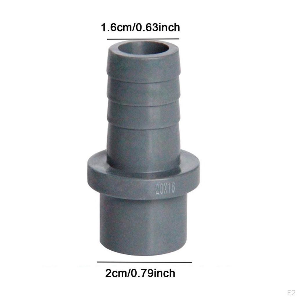 Hose Barb Fitting Quick Connector Od 20x16mm PVC Tube Joint Spigot Tubing Adapter for Air