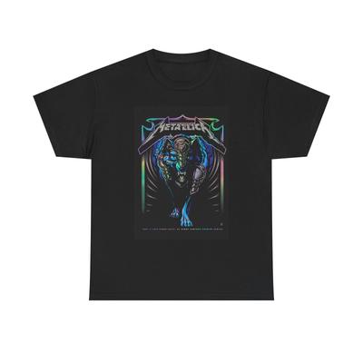 Metallica Graphic T Shirt Vintage Rock Band Merch Retro Unisex Heavy Cotton Tee