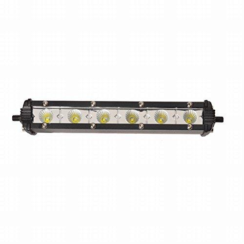 KAWELL Bar Light, 18W LED Work Light for Motorcycles, Fog Lamps, 24V Work Light, Auxiliary Light, Car Exterior Light, Compatible with 12V and 24V, Car