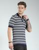 Men's Regular Fit Striped Polo T-Shirt | Half Sleeve | Collared Neck | Casual Wear T Shirt for Men's