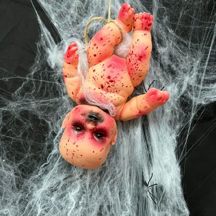 Spooky Decorative Blood Baby Dolls Perfect for Halloween Christmas Celebration
