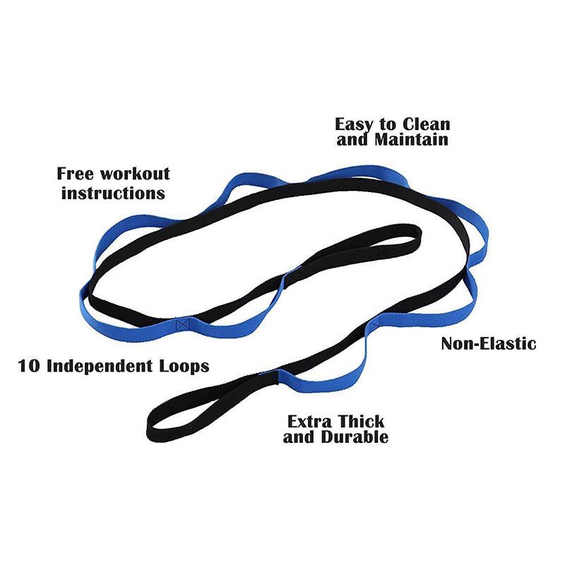 Anti-Schwerkraft-Yoga-Gürtel, Stretch-Gurt mit Schlaufen, Pilates-Training, Bein-Stretching-Band, Übungs-Yoga-Seil, Luft-Hängematten-Zubehör