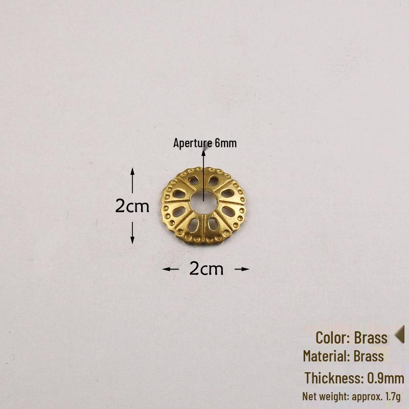 Antique Chinese Copper Plum Blossom Pull Handle and Gasket for Furniture Decoration