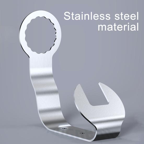 Motorcycle Helmet Hook Rack Cycling Equipment Rack Stable Load-bearing Wall Mount Hanger for Helmets Hats Bags Keys