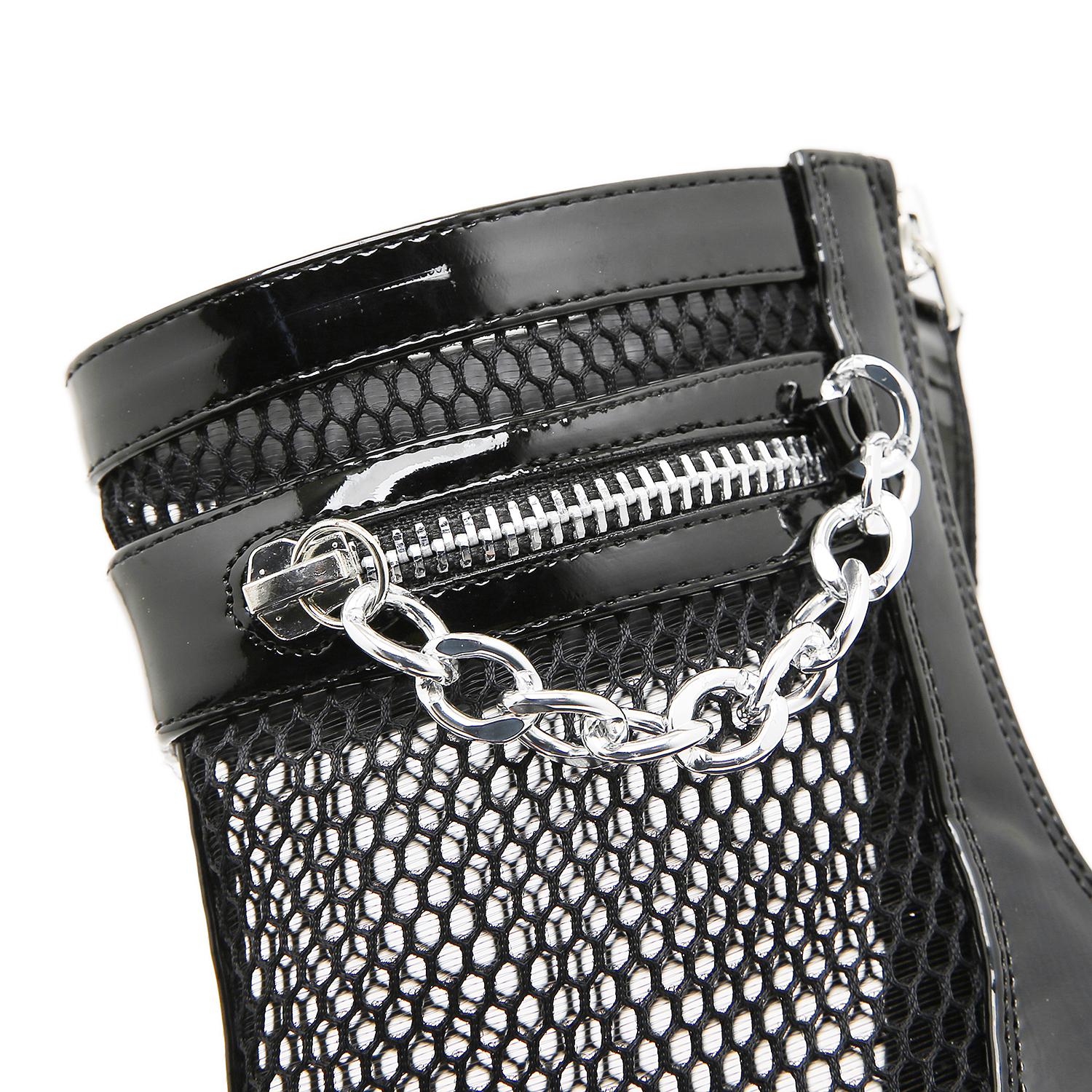 Gdgydh женские полусапоги на блочном каблуке — фото 11