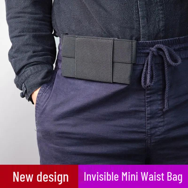 Close-Fit Outdoor Sports Elastic Waist Bag for Running and Mountaineering - Compact and Invisible for Mobile Phones
