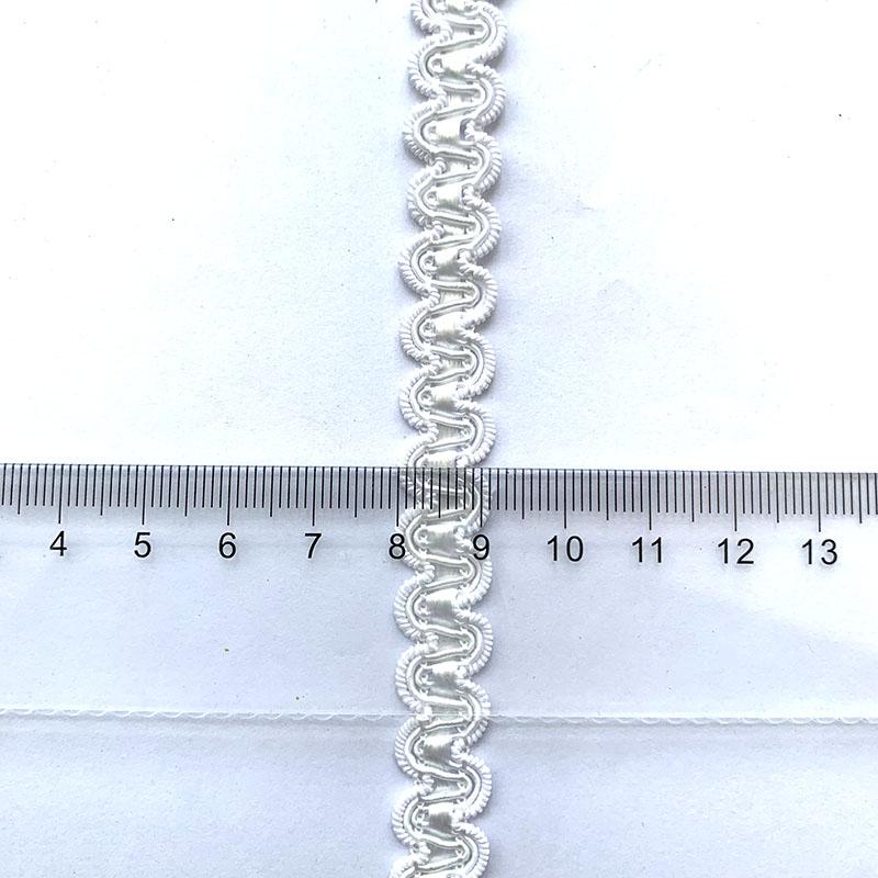 

4 м/157,5 дюймов Каждая упаковка белая кружевная отделка кривая швейная одежда аксессуар Свадьба Ручная работа DIY ремесло ткань Кривая сороконожка ленты Подарки Украшения