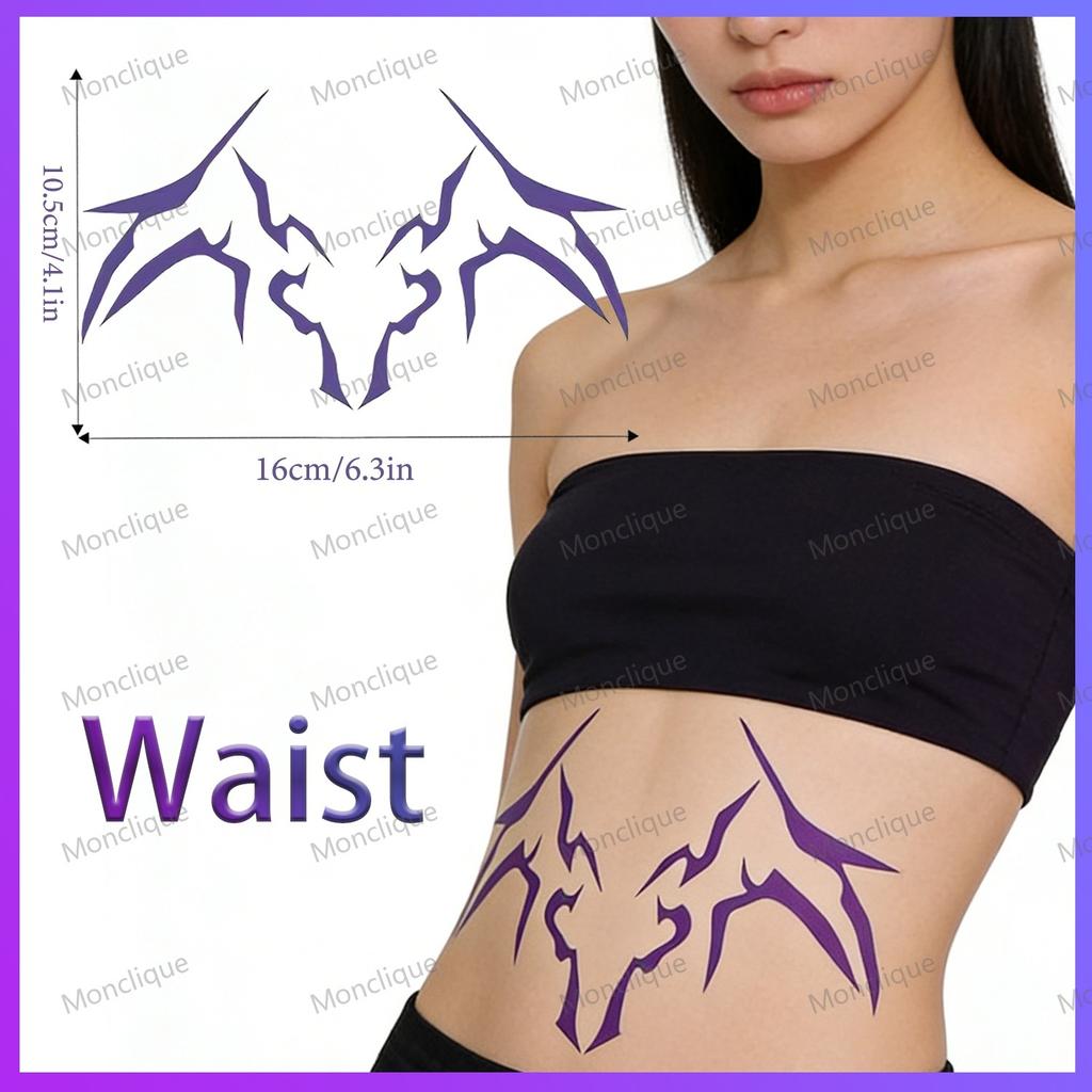 6/1PCS New KPOP Demon Hunters Temporary Tattoos - Rumi & Jinu Set for Cosplay & Christmas | HUNTR/X & Saja Girl Boys Designs