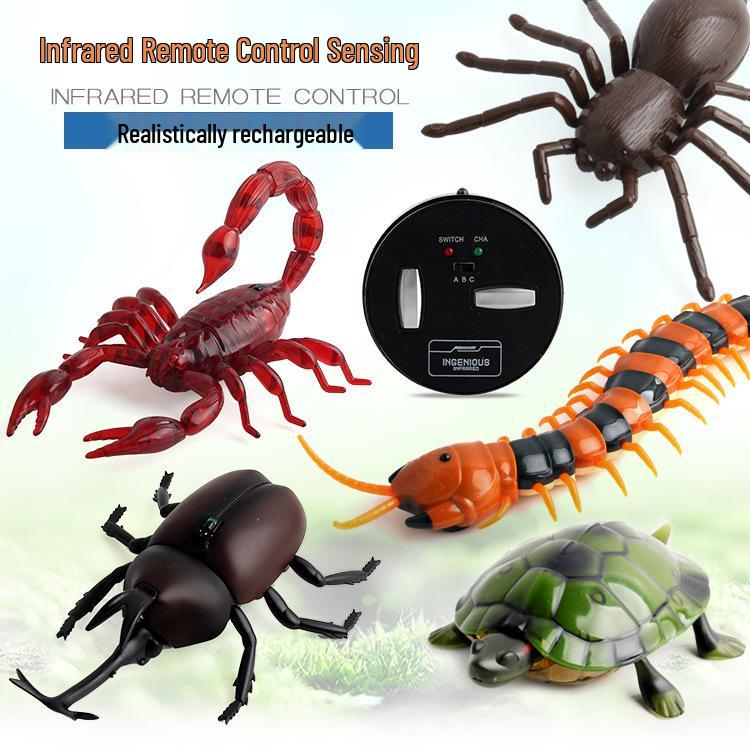 Infrared Remote Control Prank Toy: Cockroach, Spider, and Ant Simulation